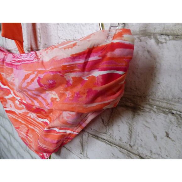 Ralph Lauren Foldover Bottom La Blanca Coral Island Goddess Top 4 NEW - Picture 8 of 11